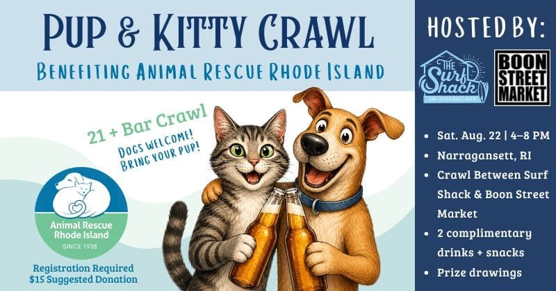 Pup & Kitty Crawl in Narragansett to Help Shelter Pets