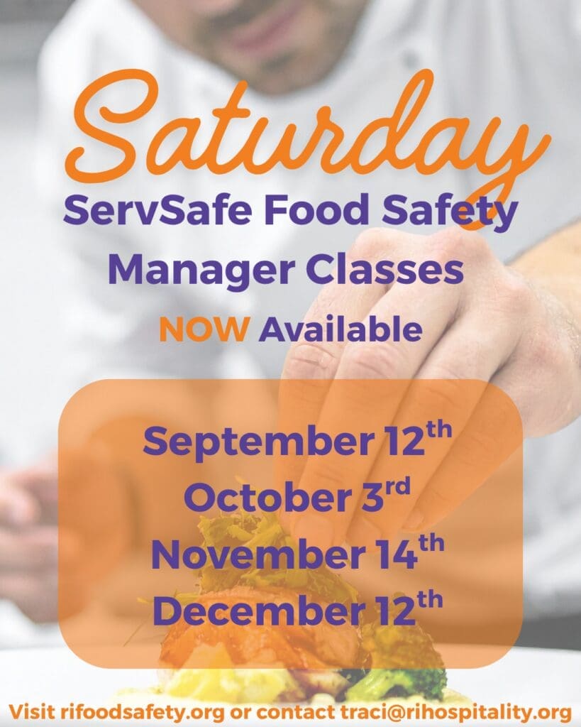 RI Hospitality Food Safety-ON Saturday